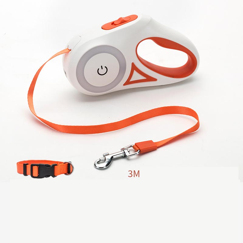 Dog Leash Retractable- Leash And Dog Collar Spotlight Automatic
