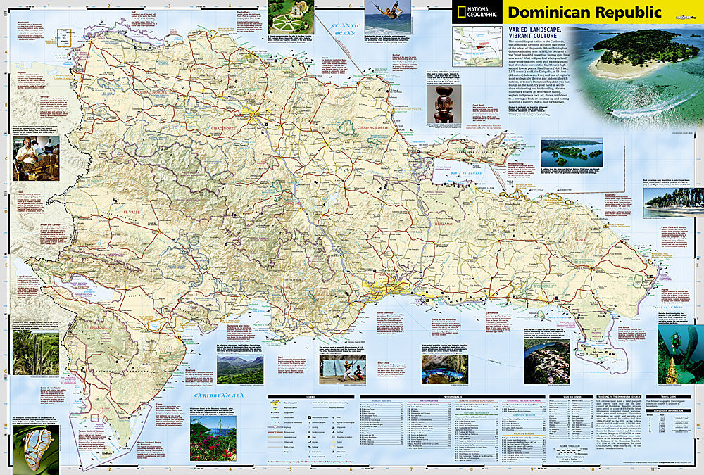 National Geographic Trails Illustrated Map â€“ Adventure Dominican Republic image 2