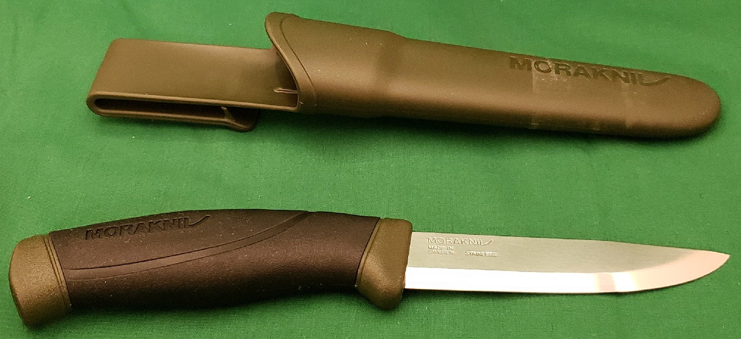 Morakniv Companion Knife w/Sheath Mil Green OEM M-11827 image 3