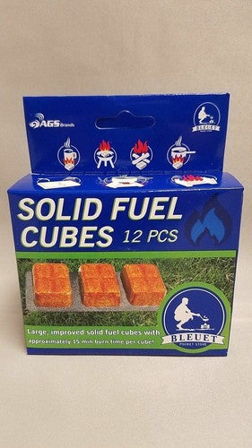 Bleuet Backpacking/Camping 14g Solid Fuel Cubes 12-Pack 15-Min Burn Time Tablets image 1