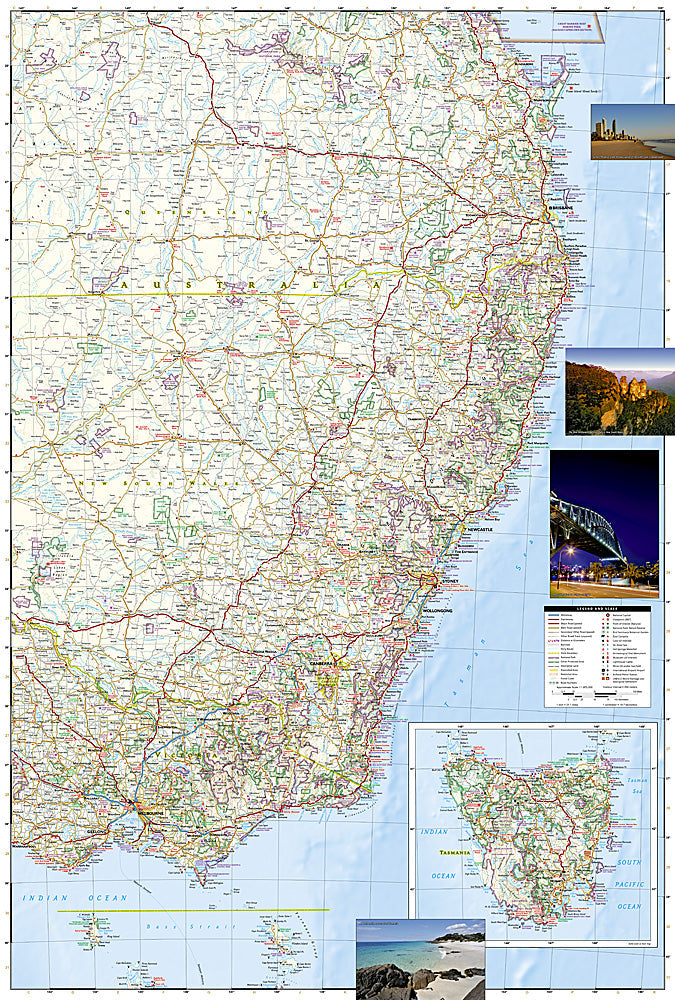 National Geographic Trails Illustrated Map â€“ Adventure Australia East AD00003502 image 2
