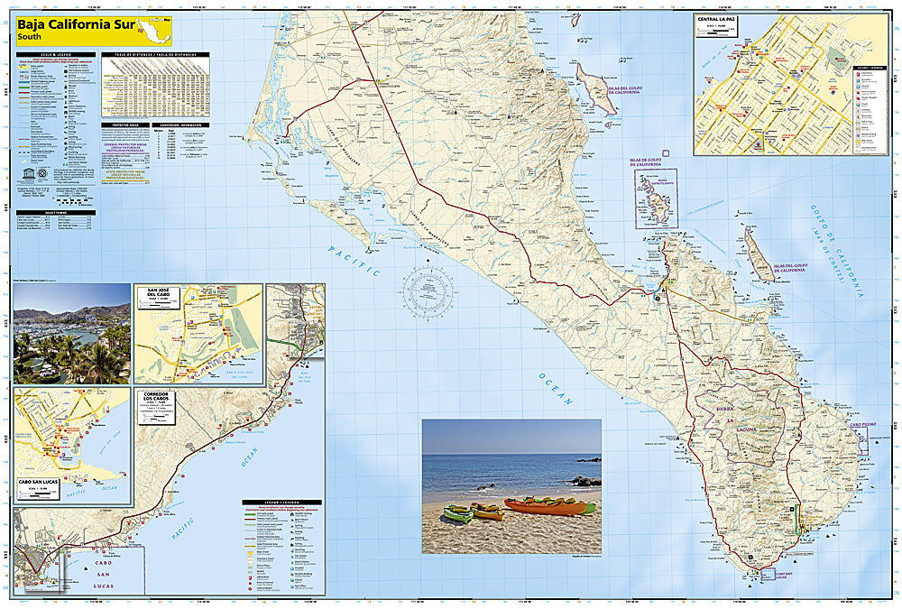 National Geographic Trails Illustrated Map â€“ Adventure Baja South: Baja CA Sur image 2