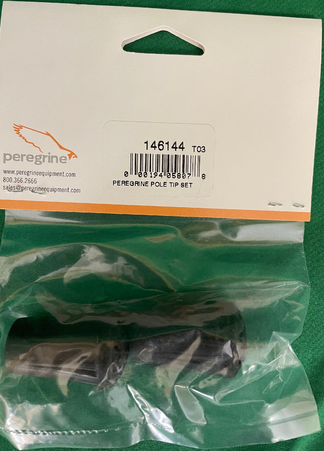 Peregrine Rubber Pole Tip Set 1-Pair 146144 image 2