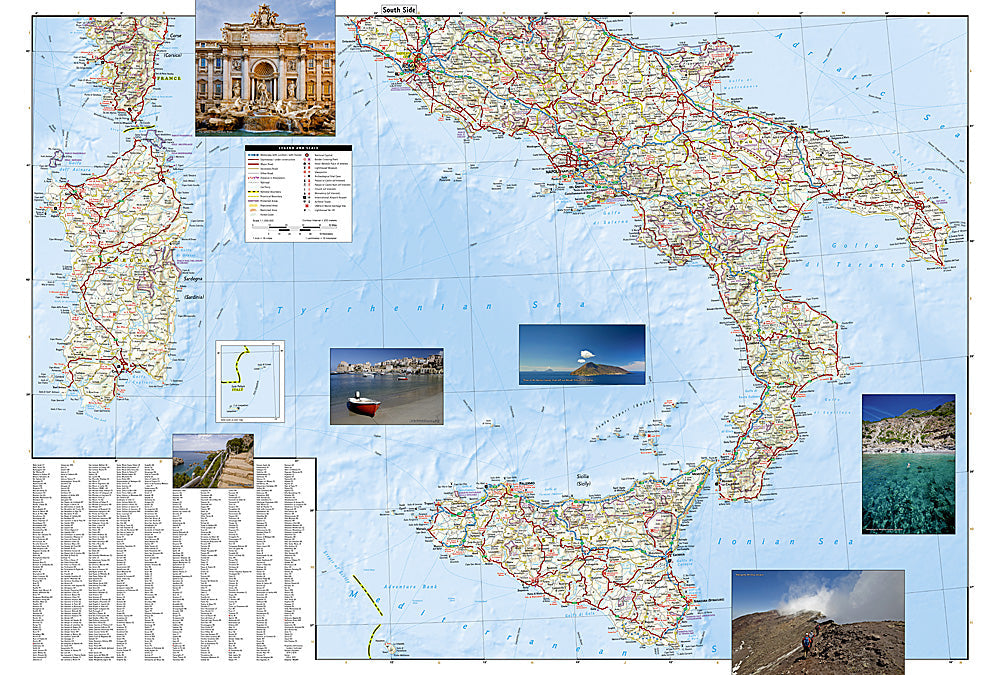 National Geographic Italy Adventure Travel Map image 2