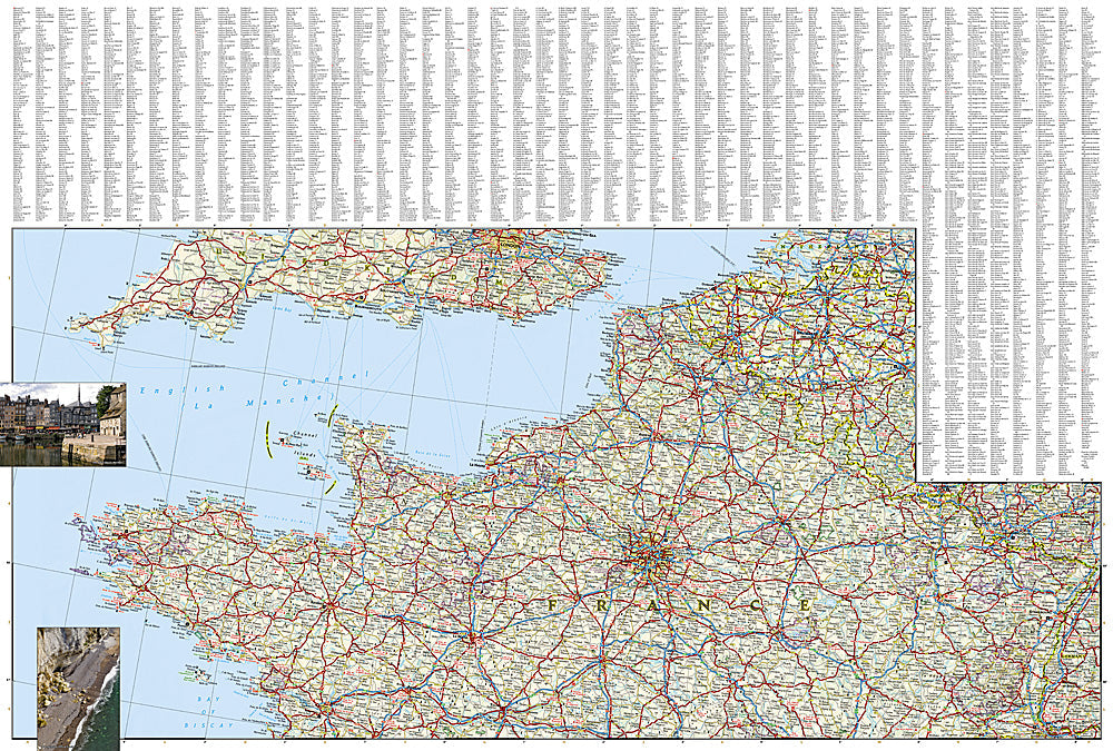 National Geographic Adventure Map France / Corsica Island Europe AD00003313 image 2