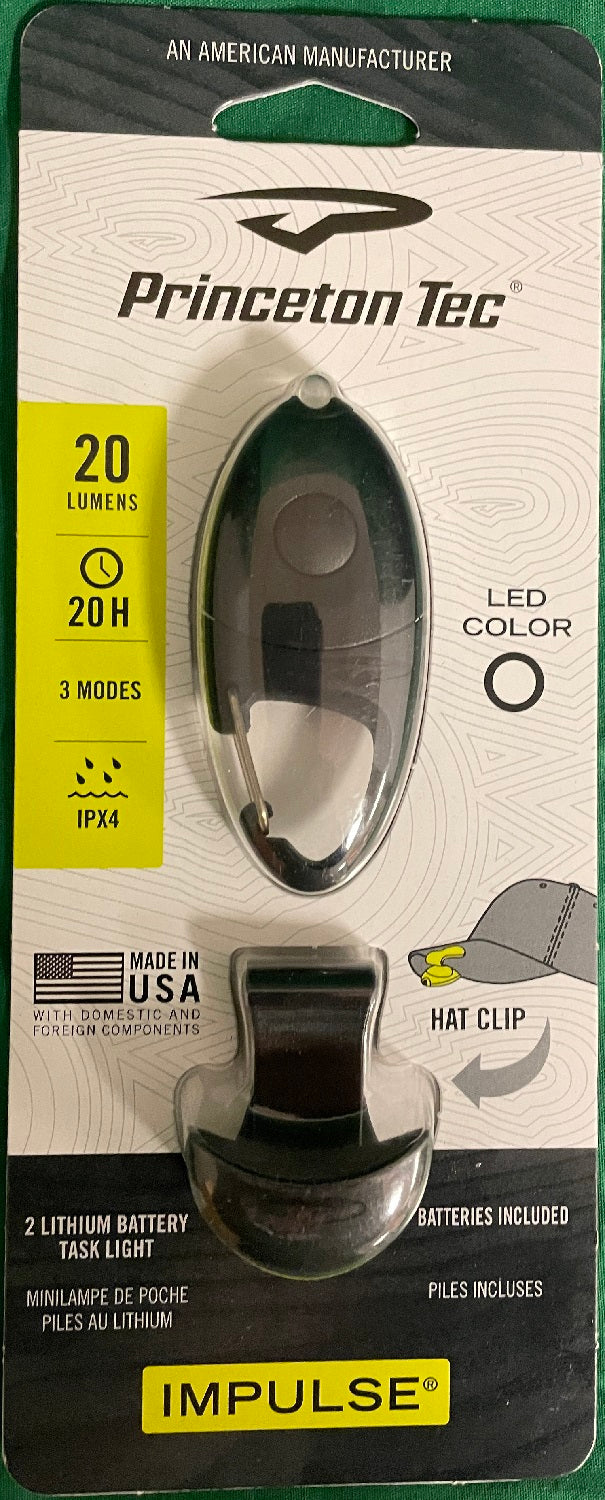 Princeton Tec Impulse Flashlight w/Clip Black IMP-1-BK image 1