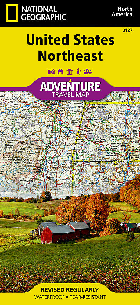 National Geographic Trails Illustrated Map â€“ Adventure US Northeast AD00003127 image 0