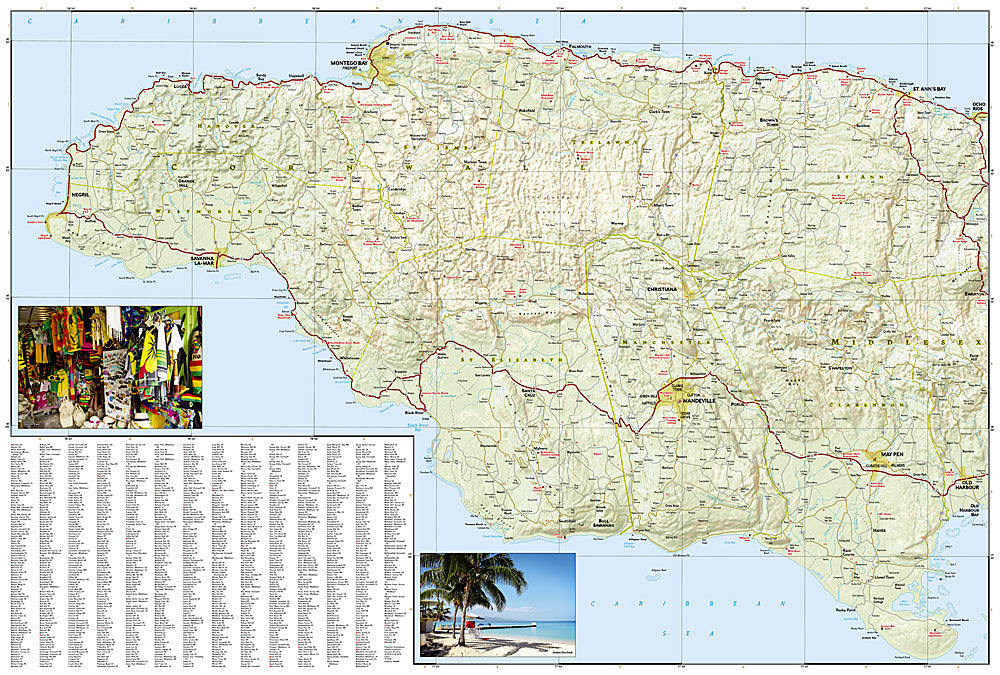 National Geographic Trails Illustrated Map â€“ Adventure Jamaica AD00003116 image 2