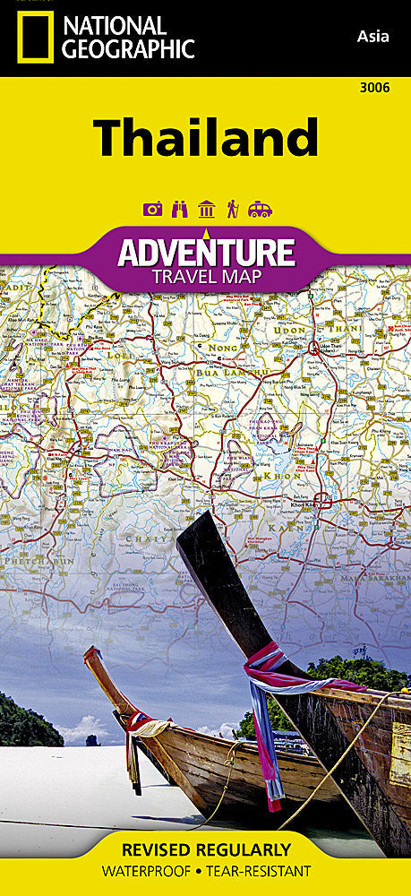 National Geographic Trails Illustrated Map â€“ Adventure Thailand AD00003006 image 0