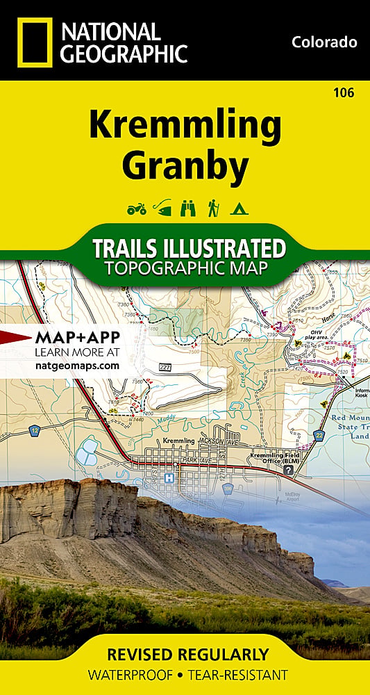 National Geographic Trails Illustrated CO Kremmling / Granby Topo Trail Map 106 image 0