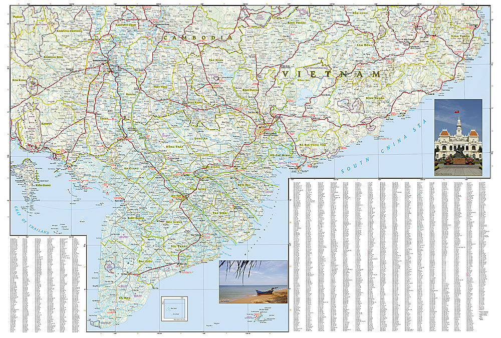 National Geographic Trails Illustrated Map â€“ Adventure Vietnam South AD00003016 image 2