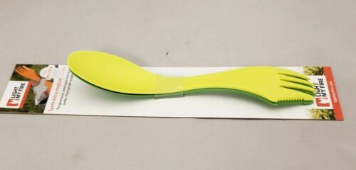 Light My Fire Spork Extra-Medium XM Spoon-Fork-Knife Utensil Lime/Green 2-Pack image 2