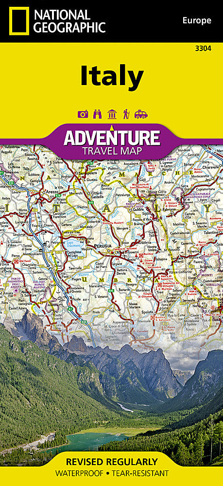 National Geographic Italy Adventure Travel Map image 0