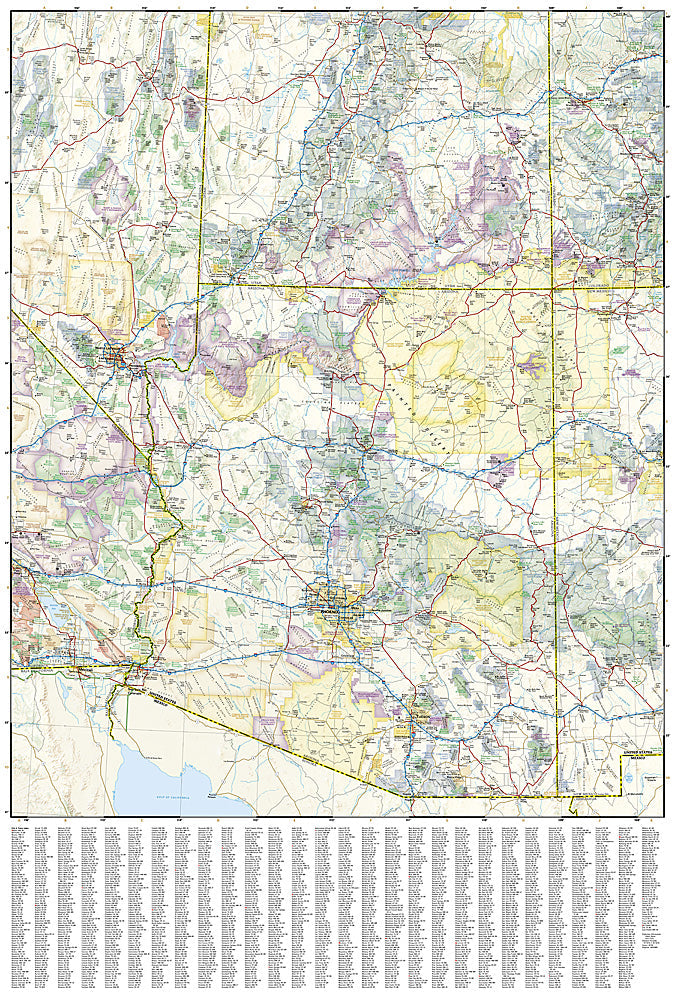 National Geographic Trails Illustrated Map â€“ Adventure US Southwest AD00003121 image 2