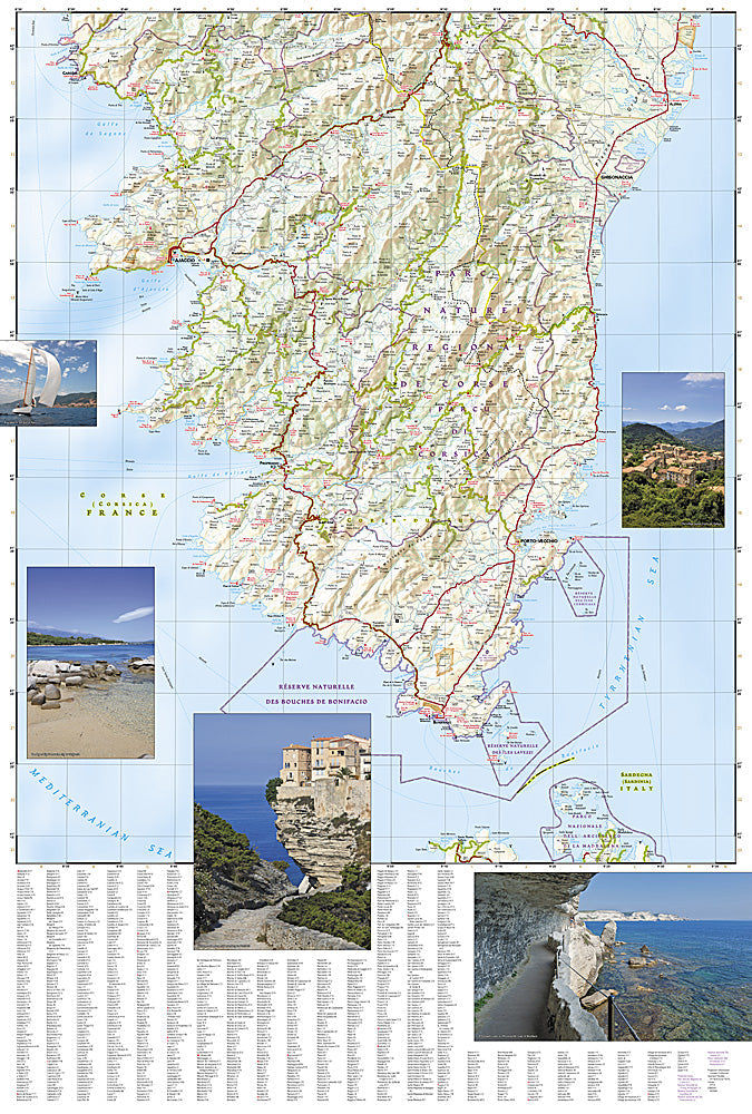 National Geographic Trails Illustrated Map â€“ Adventure Corsica Island France image 2