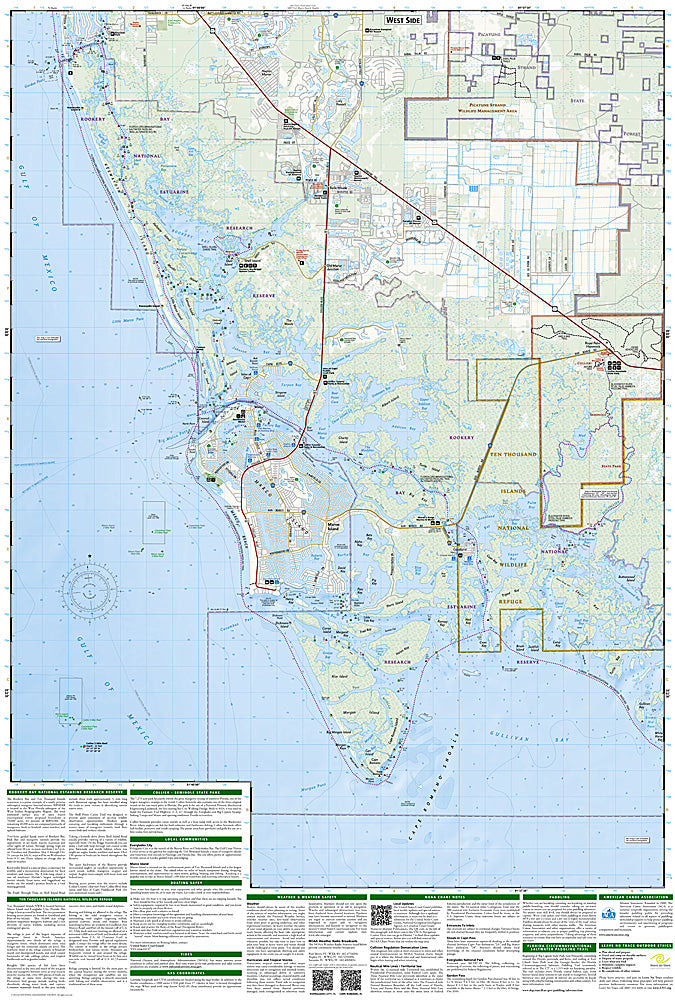 National Geographic Trails Illustrated FL Marco Island/Ten Thousand ISL Map 402 image 2