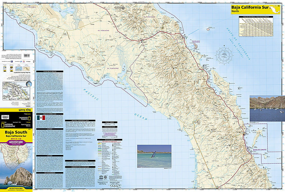 National Geographic Trails Illustrated Map â€“ Adventure Baja South: Baja CA Sur image 1