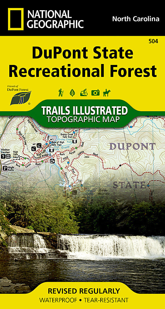 National Geographic Trails Illustrated NC DuPont State Rec Forest Topo Map 504 image 0