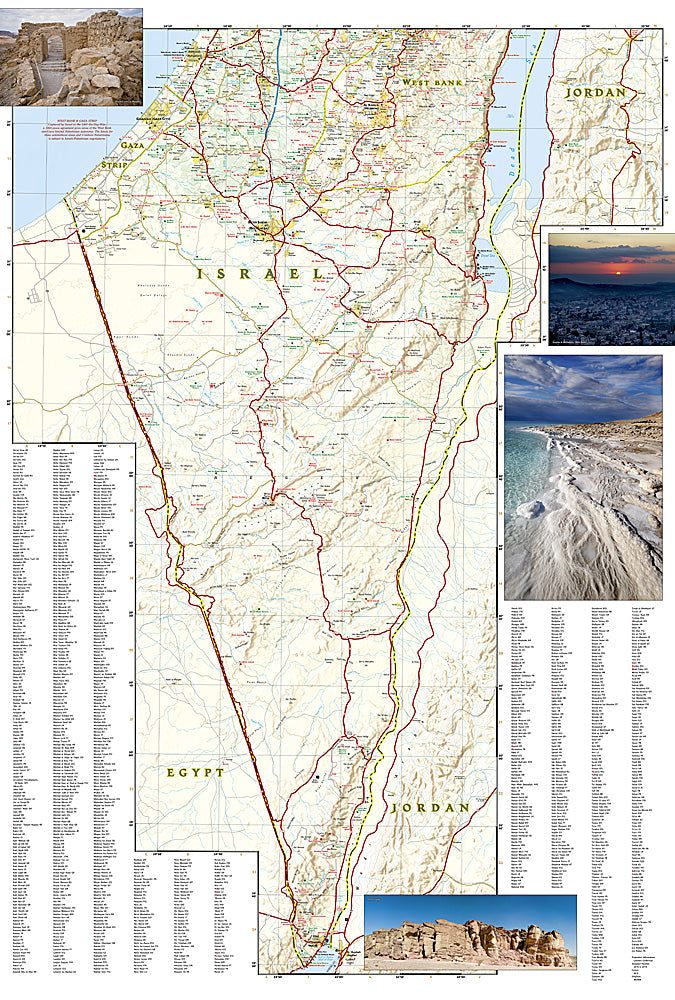 National Geographic Trails Illustrated Map Adventure Israel AD00003208 image 2