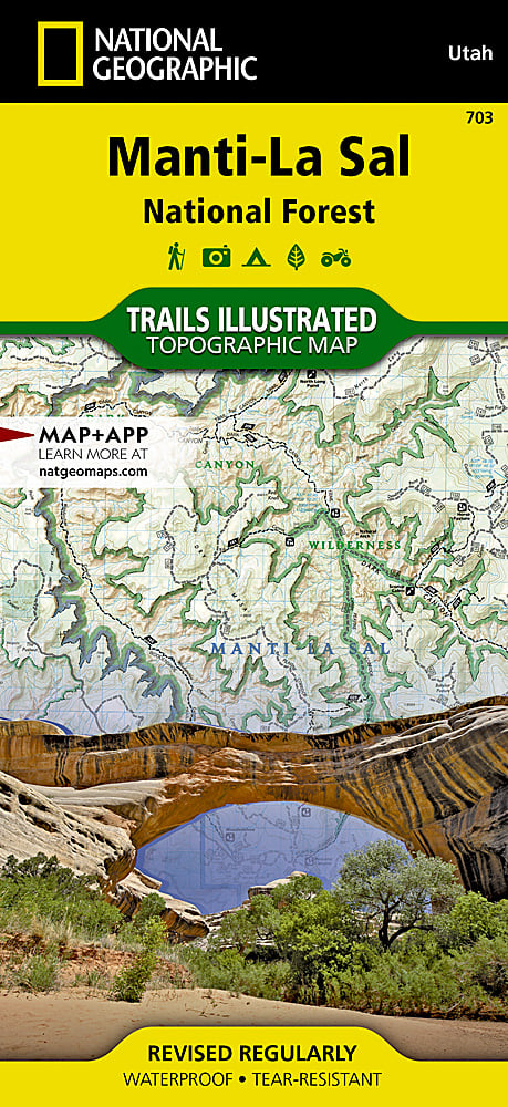 National Geographic Manti-La Sal Nat Forest Map Pack Bundle TI01021252B image 4