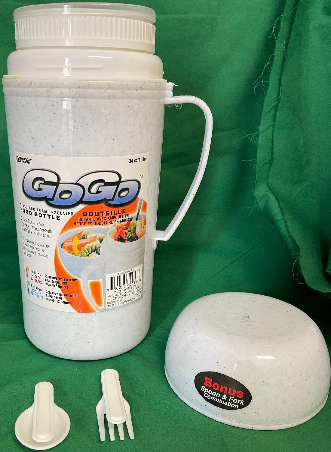 Range Kleen 34 oz Plastic Wide Mouth Bottle 10FB image 2
