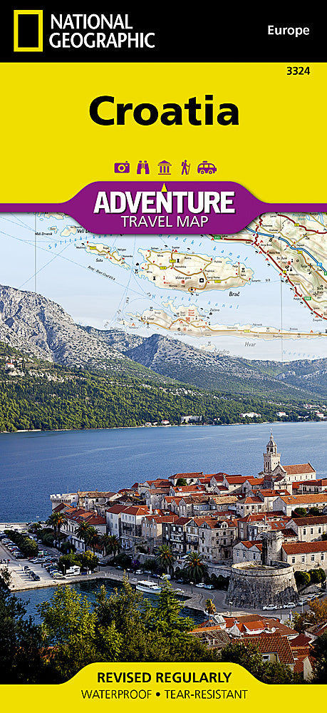 National Geographic Trails Illustrated Map â€“ Adventure Croaa Europe AD00003324 image 0