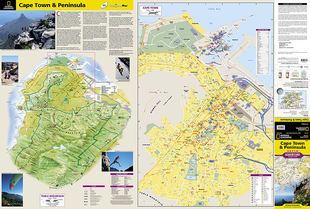 National Geographic Trails Illustrated Map â€“ Adventure Cape Town &amp; Surrounds image 1