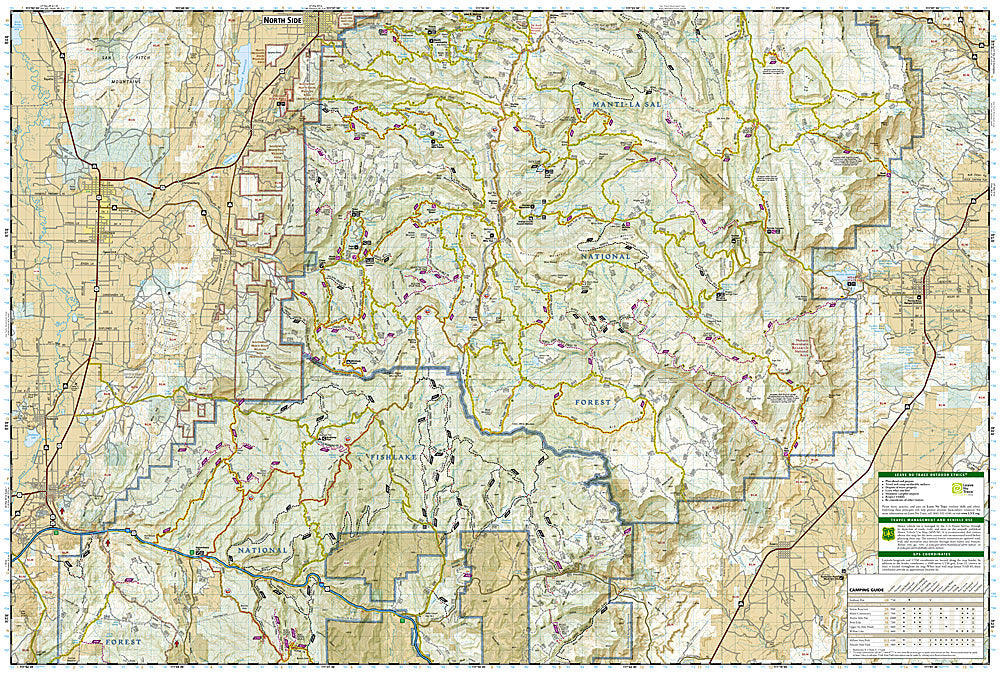 National Geographic Manti-La Sal Nat Forest Map Pack Bundle TI01021252B image 9