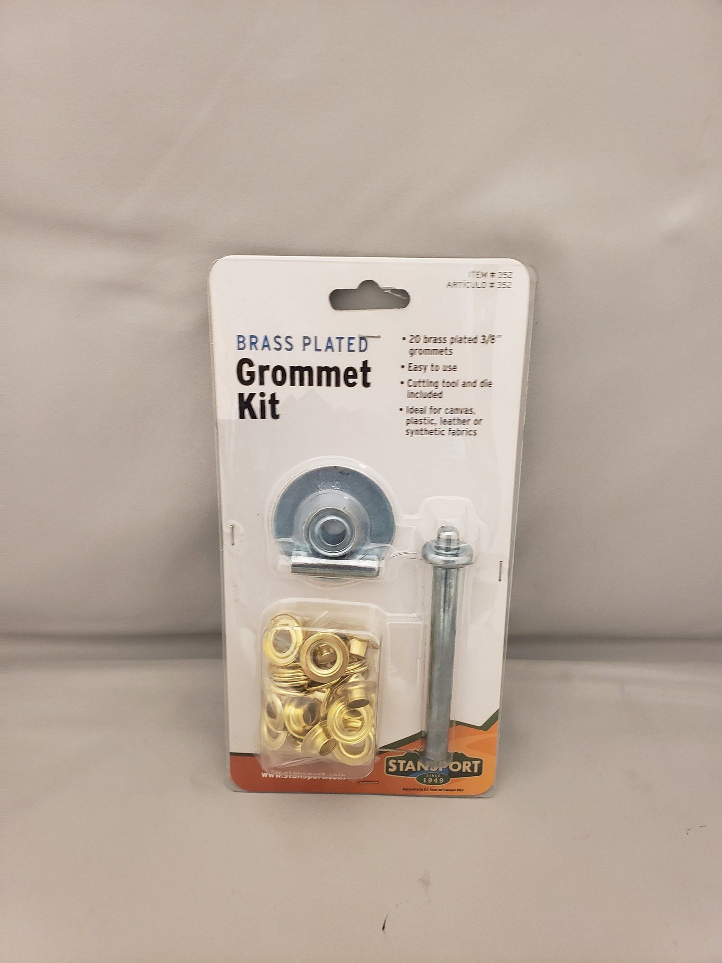 Stansport Brass-Plated Grommet Kit 352 image 1