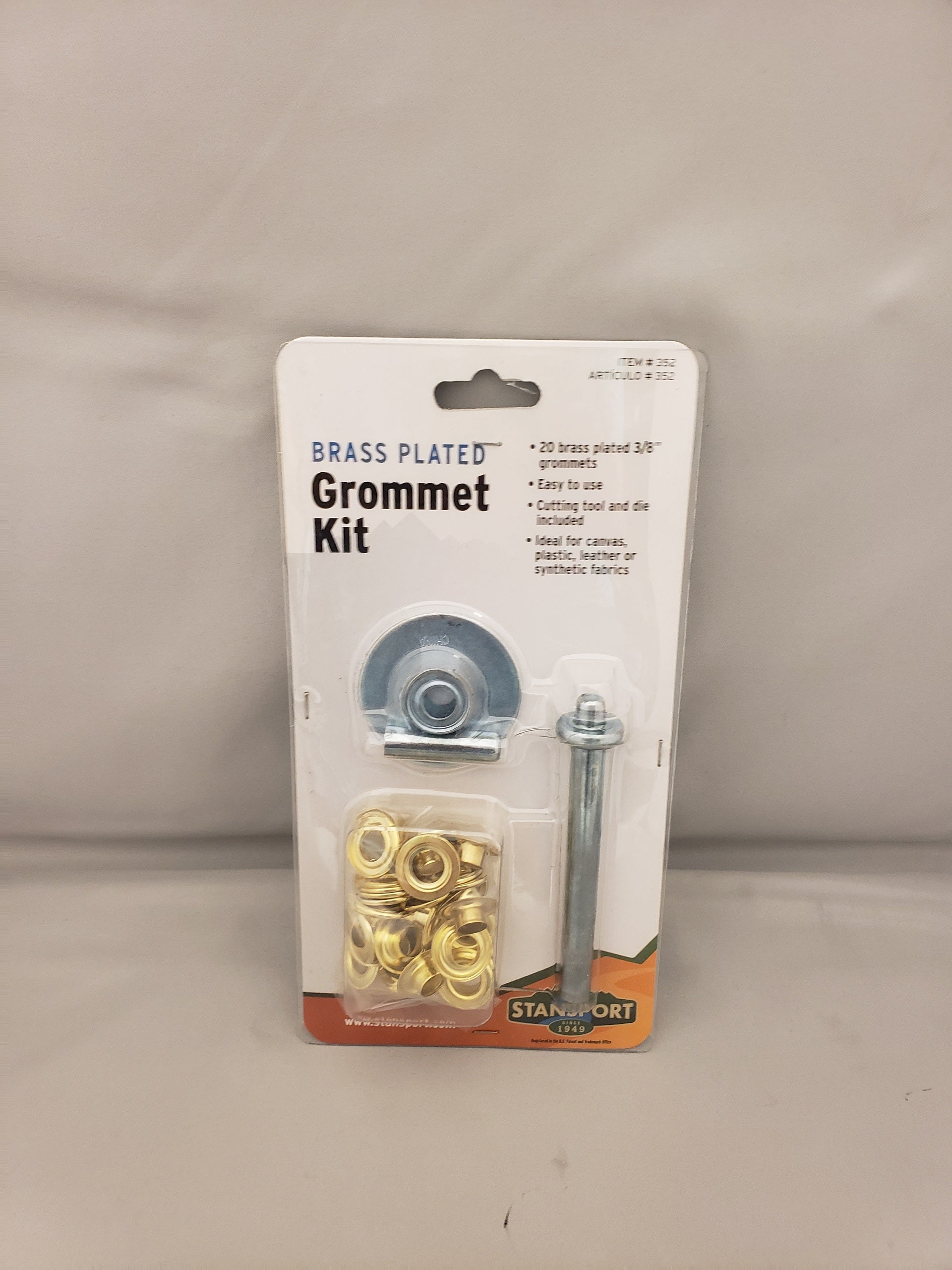 Stansport Brass-Plated Grommet Kit 352 image 1