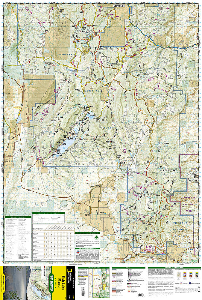 National Geographic Manti-La Sal Nat Forest Map Pack Bundle TI01021252B image 8