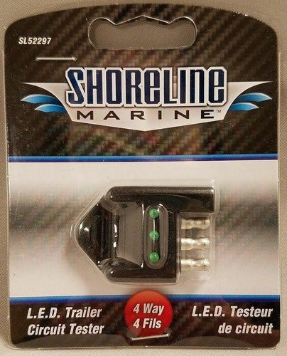 Shoreline Marine LED 4-Way Trailer Circuit Tester--Test Tail/Signal/Brake Lights image 1