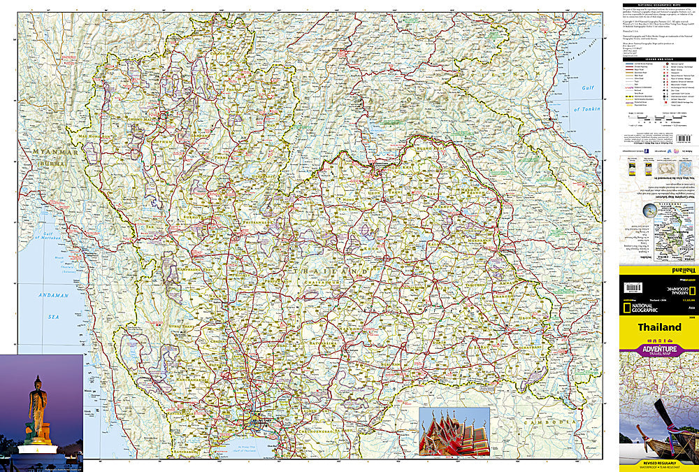 National Geographic Trails Illustrated Map â€“ Adventure Thailand AD00003006 image 1