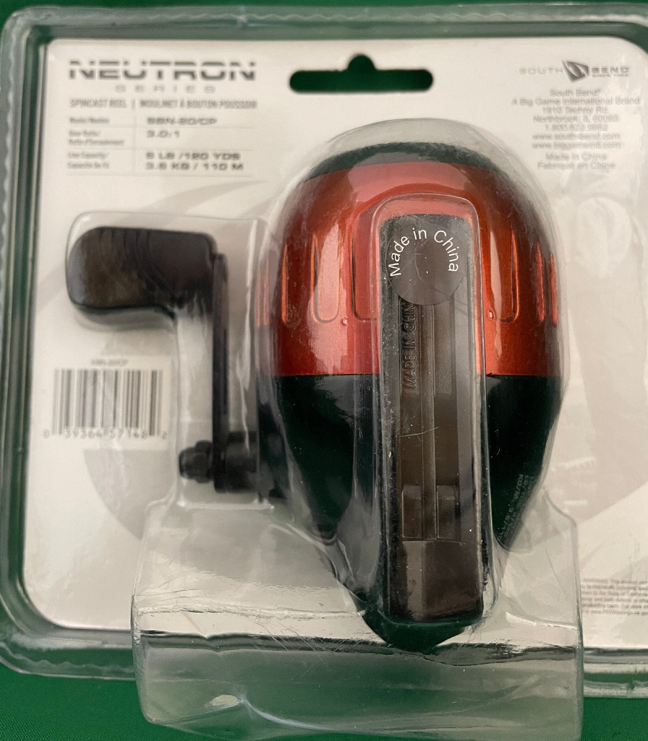 South Bend Fishing Neutron Size 20 Spincast Reel SBN-20/CP image 2