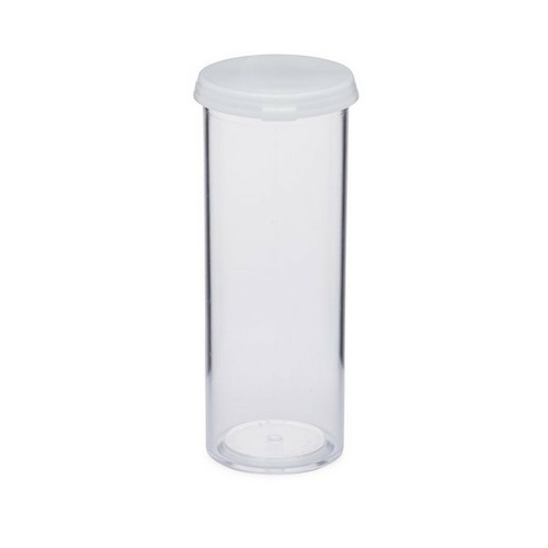Multipurpose Clear Plastic Vial / Bottle 53 ml 3.25" T x 1.125" D 2-pack image 0
