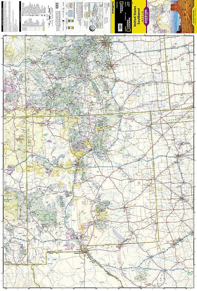 National Geographic Trails Illustrated Map â€“ Adventure US Southwest AD00003121 image 1