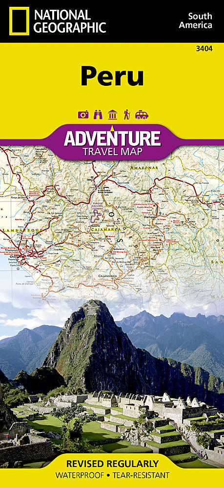 National Geographic Trails Illustrated Map â€“ Adventure Peru South America image 0