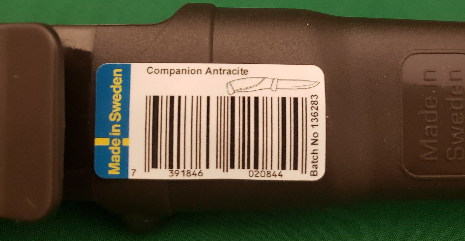 Morakniv Companion Knife w/Sheath Anthracite OEM M-13215 image 3