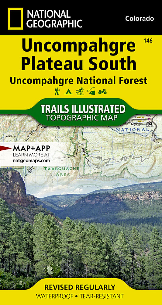 National Geographic CO Uncompahgre Plateau GMU Map Pack Bundle TI1021180B image 1