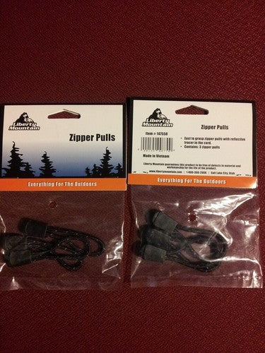 Liberty Mountain Reflective Zipper Pulls 3-Pack for Jackets Backpacks Tents image 2