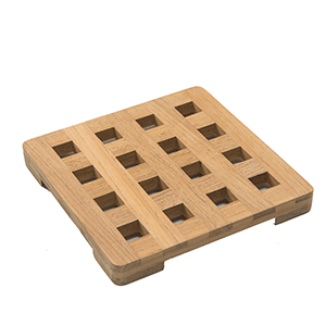 Whitecap Teak Small Square Trivet - 6 image 0