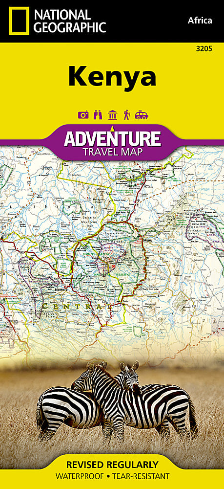 National Geographic Adventure Map Kenya AD00003205 image 0