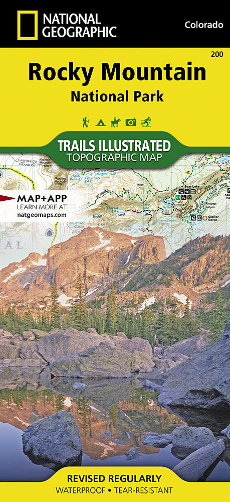 National Geographic Trails Illustrated Colo Rocky Mountain National Park Map 200 image 0