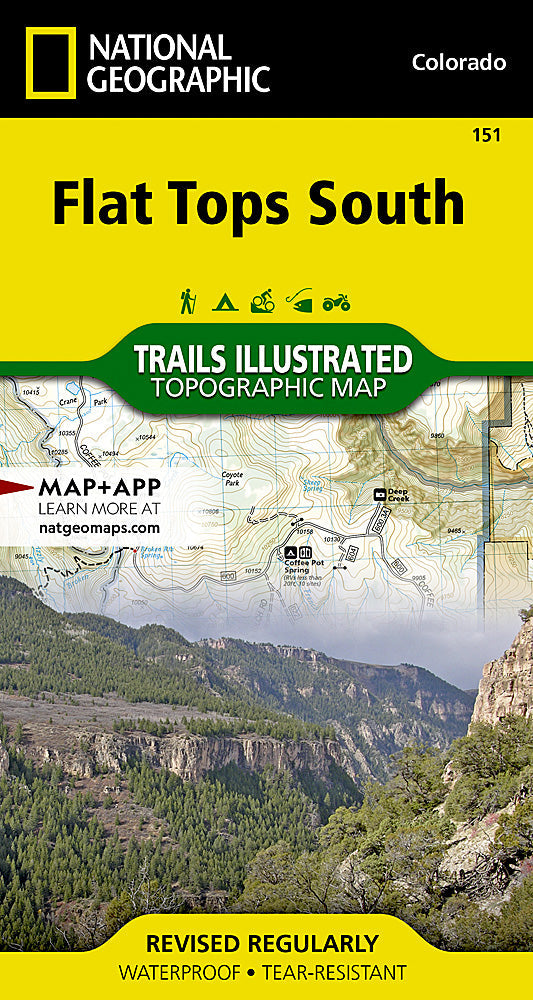 National Geographic TI Colo CO Flat Tops Wilderness GMU Map Pack Bundle 1021179 image 4