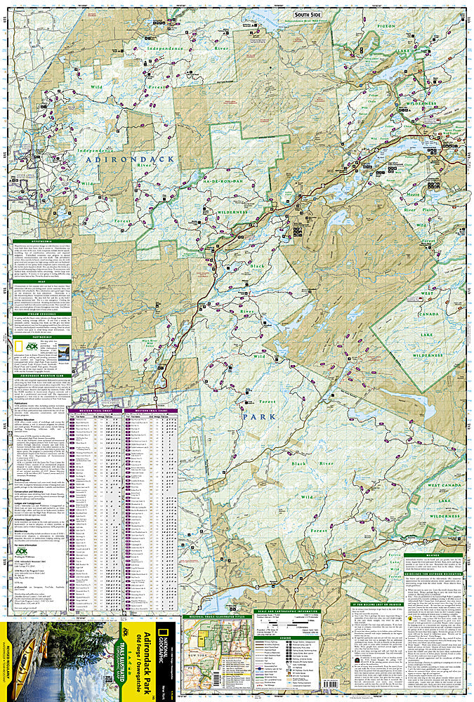National Geographic New York Old Forge/ Oswegatchie Trails Illustrated Map 745 image 1