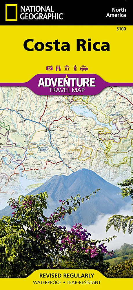 National Geographic Trails Illustrated Map â€“ Adventure Costa Rica AD00003100 image 0