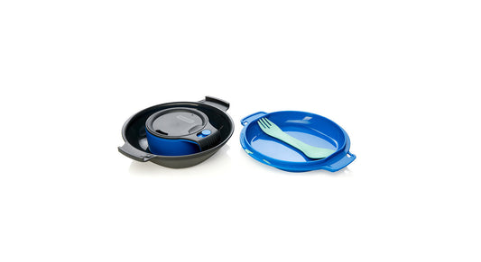 Humangear GoKit Deluxe Mess Kit Charcoal / Blue HG0652 image 0