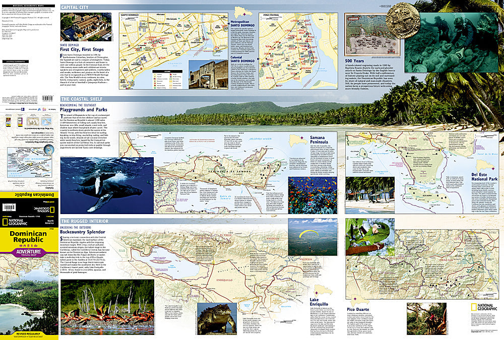 National Geographic Trails Illustrated Map â€“ Adventure Dominican Republic image 1