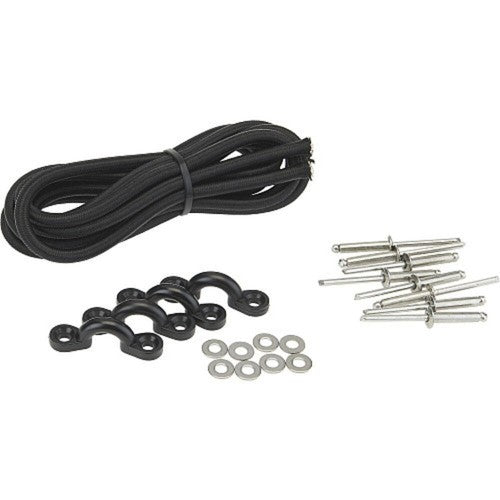 Shoreline Marine Bungee Deck Kit w/Hardware - For Kayak, Canoe, Small Boats image 0