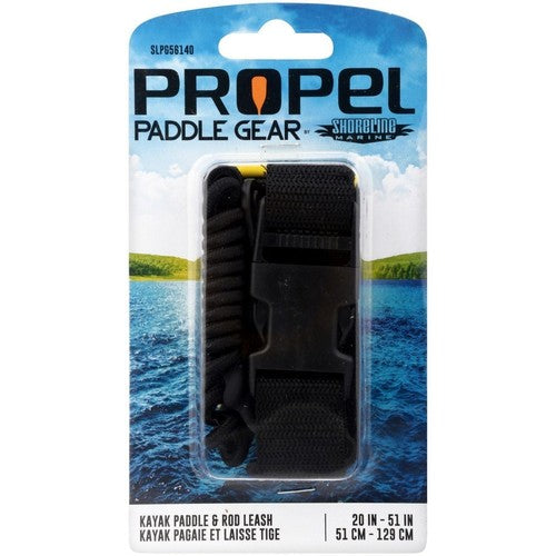 Shoreline Marine Propel Gear Kayak Paddle/Fish Rod Leash w/Quick Release Buckle image 1